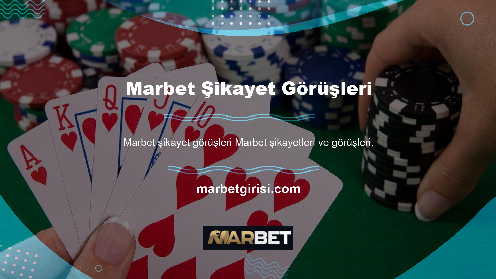 Marbet rulet ve blackjack oyunları mobil uyumlu olarak kabul edilir